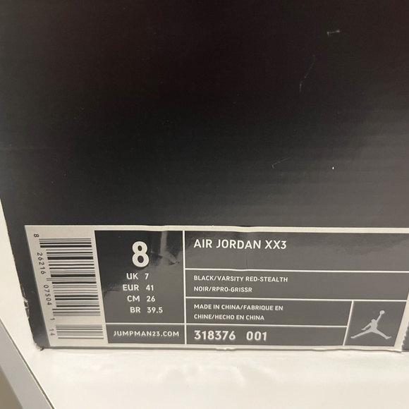 Air Jordan -  Air Jordan 23 OG 'Black Stealth' (8.5 US) - Picture 6 of 7
